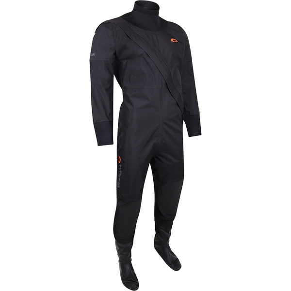 2025 Typhoon Unisex Runswick Front Entry Drysuit 100194 - Black